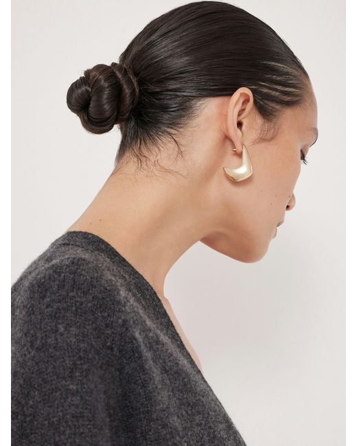 Hush Natural Sculptural Dome Earrings