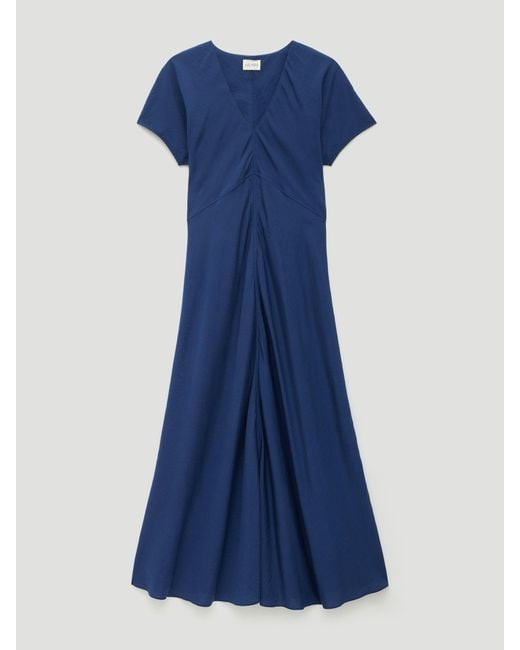 Hush Blue Grace V-Neck Maxi Dress