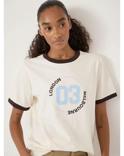 Hush Natural London To Melbourne 03 Graphic T-Shirt