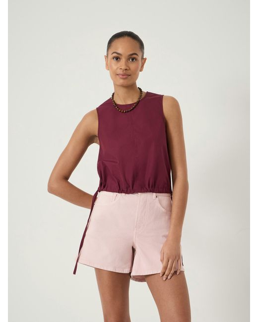 Hush Pink Ione Cotton Shell Top