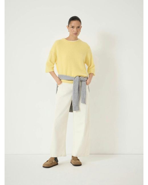 Hush Yellow Cherrie Chunky Cashmere Tee
