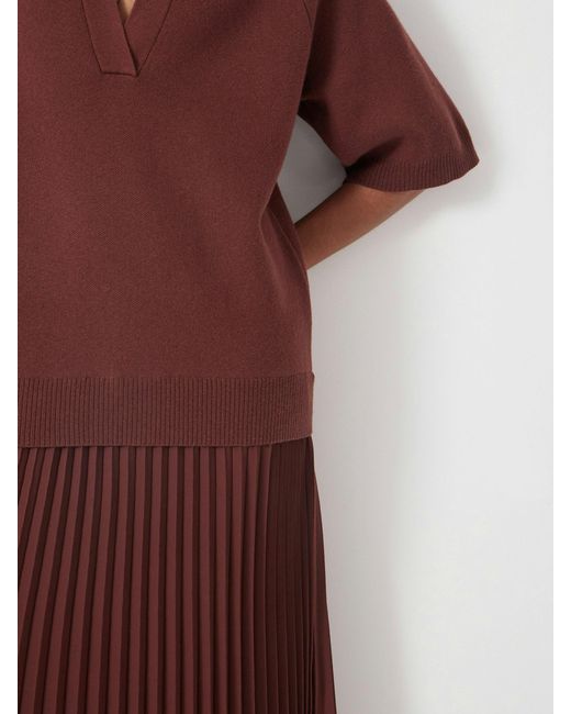 Hush Red Gabriela Polo Knit Dress