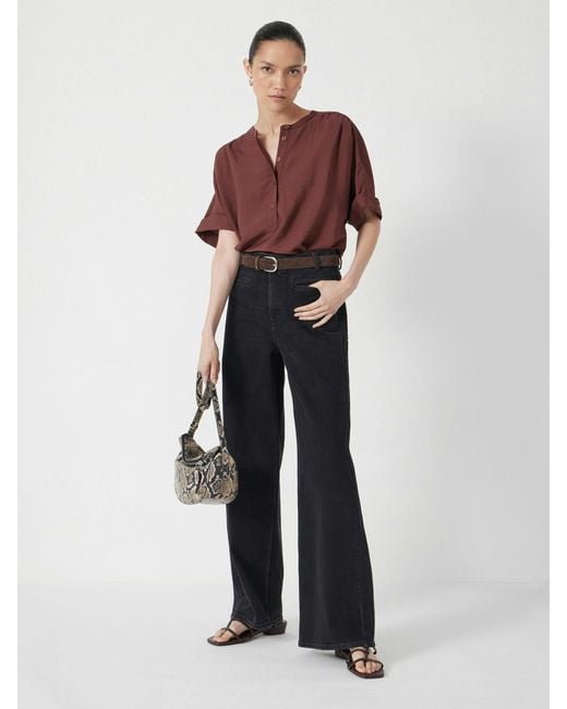 Hush Brown Debbie Air Flow Blouse