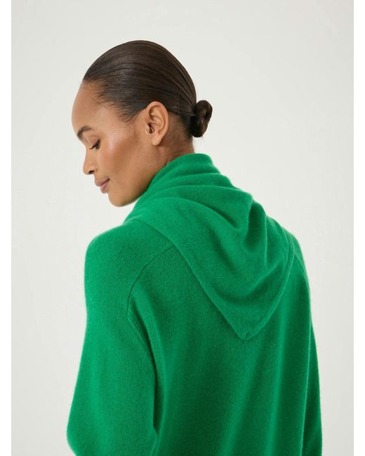 Hush Green Cashmere Triangle Scarf