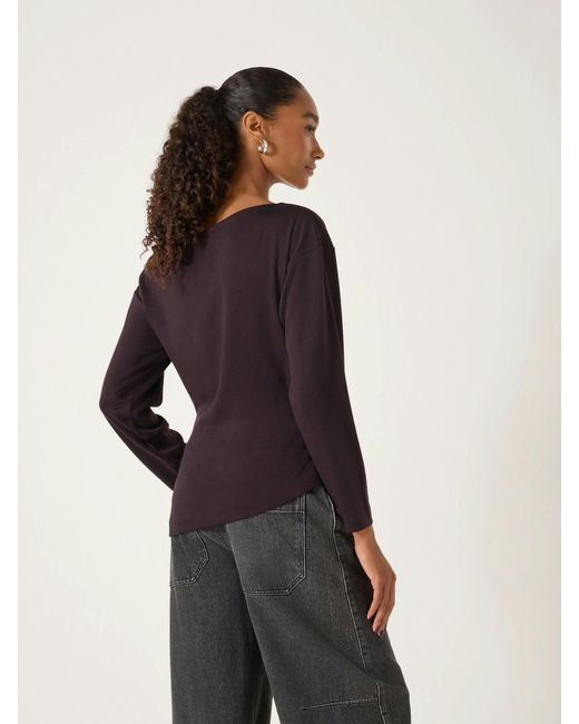Hush Multicolor Off Shoulder Jersey Top