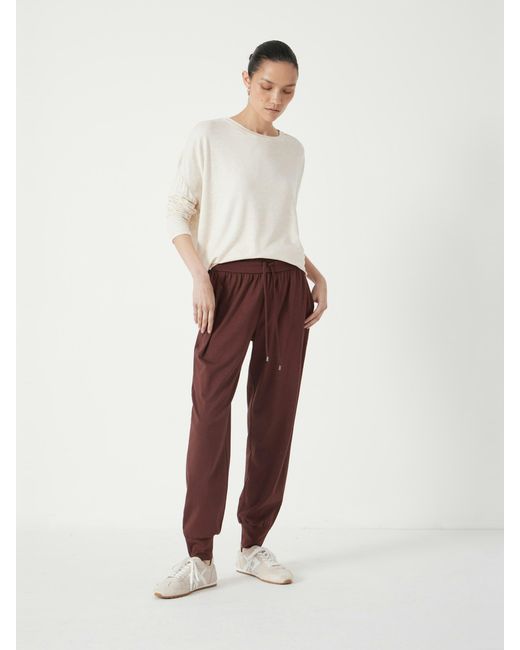 Hush White Gillian Wide Jersey Top
