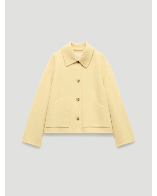 Hush Metallic Pure Wool Double Faced Jacket