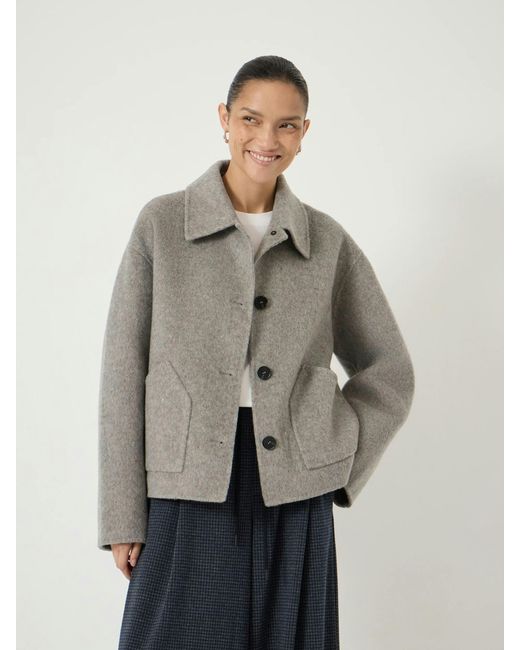 Hush Blue Pure Wool Double Faced Jacket