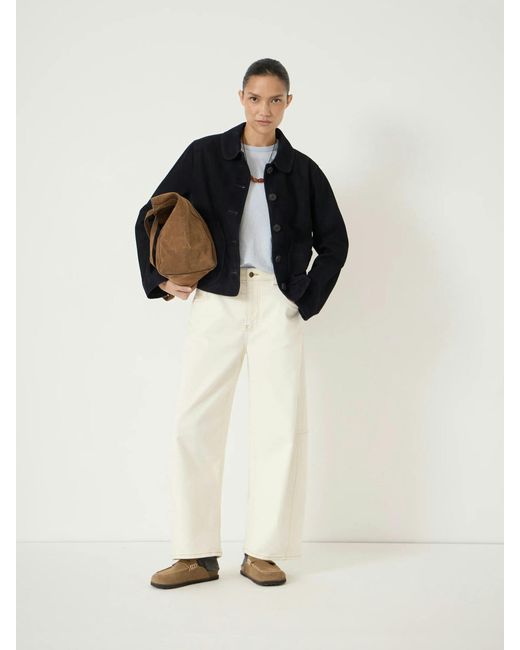 Hush Blue Shaw Suede Jacket