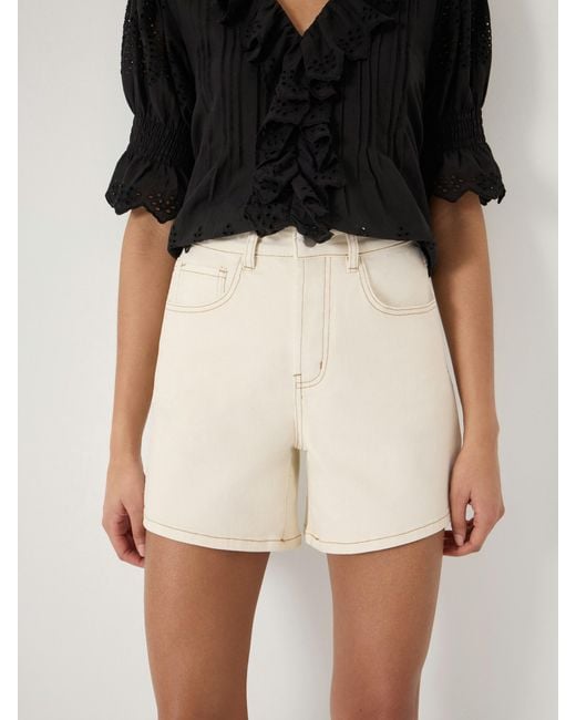 Hush Natural Essential Denim Shorts