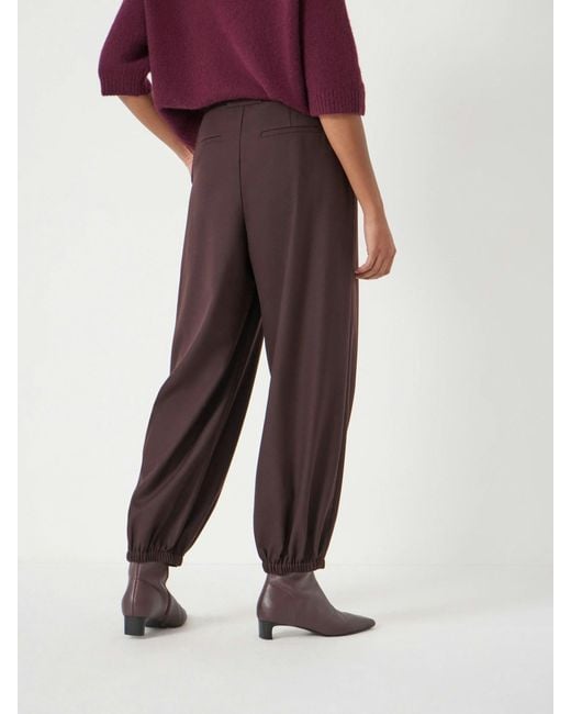 Hush Multicolor Adena Bubble Hem Wool Blend Trousers