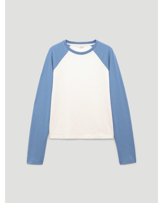 Hush Blue Blake Baseball Long Sleeve T-Shirt