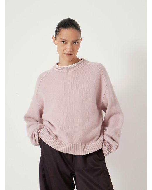 Hush Pink Nina Merino Wool Jumper