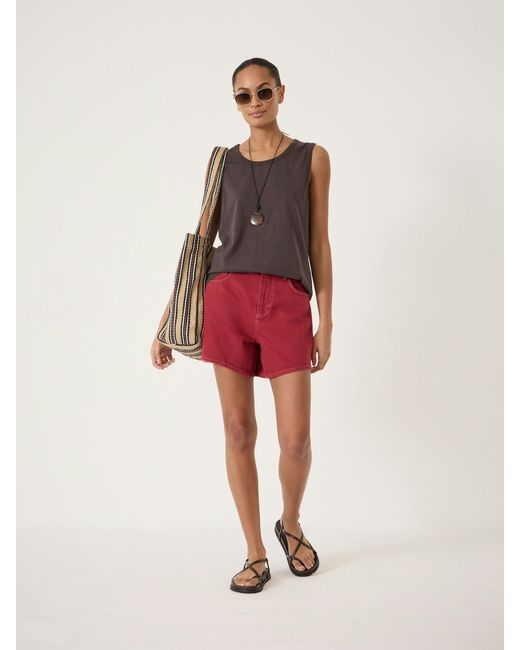 Hush Red Carla Relaxed Tank Top