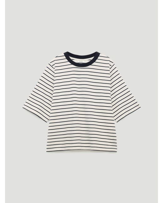Hush White Romina Heavyweight Cotton T-Shirt