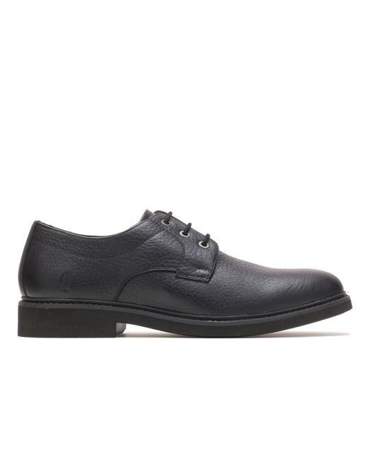 Hush Puppies Leather Detroit Plain Toe Oxford in Black Leather (Black ...