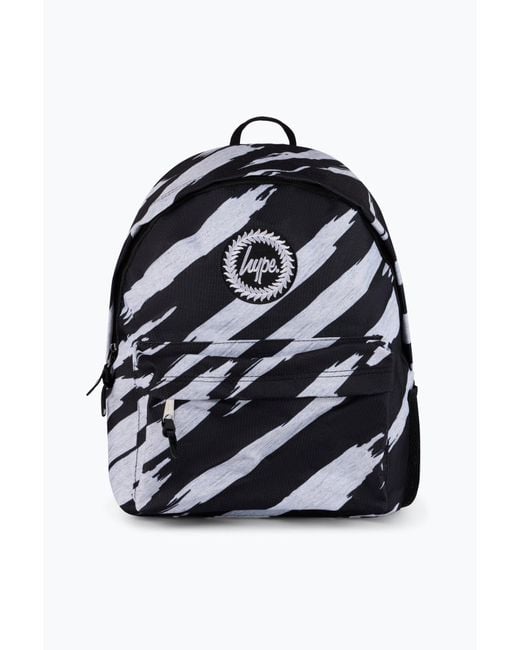 Black And White Hype Bag Unisex Black/White Splatter School Backpack
