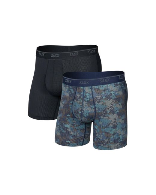 Quest Quick Dry Mesh X2 Saxx Underwear Co. de hombre de color Black