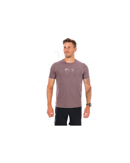 Camiseta Manga Corta Intense Millet de hombre de color Purple