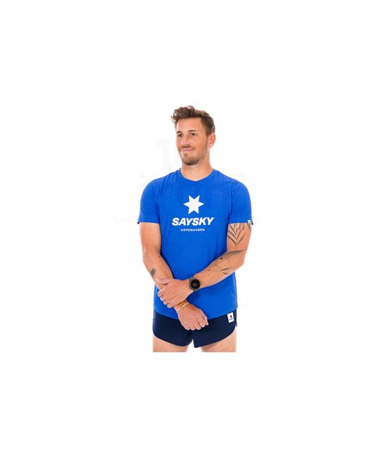 Logo Combat Logo Saysky de hombre de color Blue