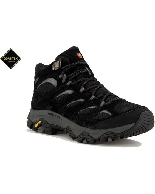 Moab 3 Mid Gore-Tex Merrell de color Black