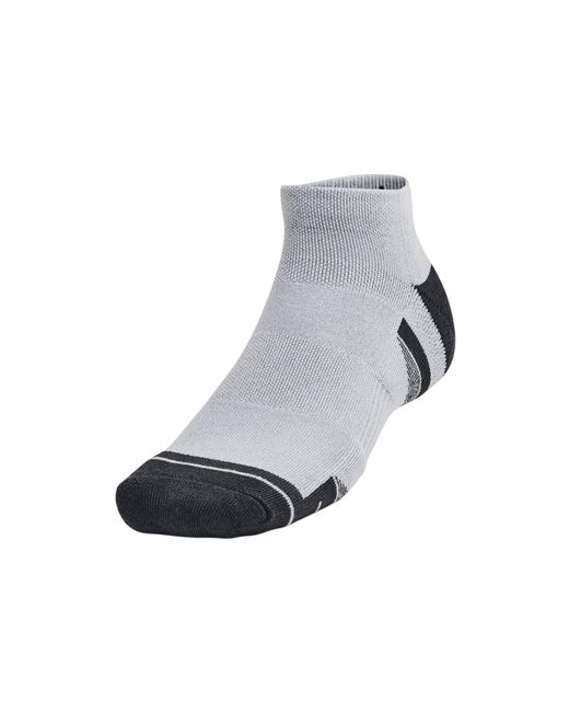 6 Pares Performance Tech Crew Under Armour de color Black