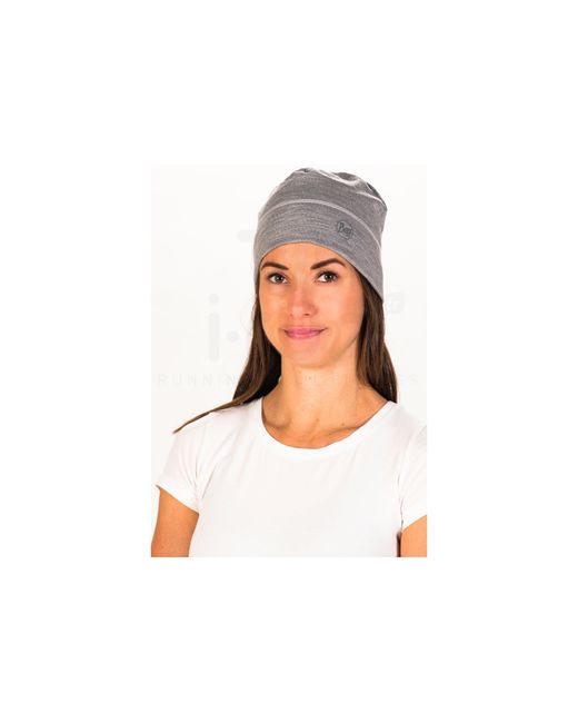 Merino Wool Solid Buff de color Gray