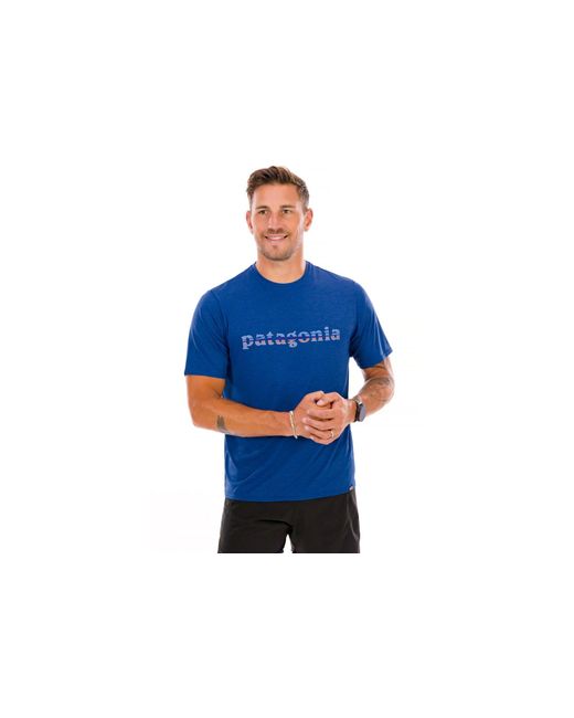 Capilene Cool Daily Graphic Patagonia de hombre de color Blue
