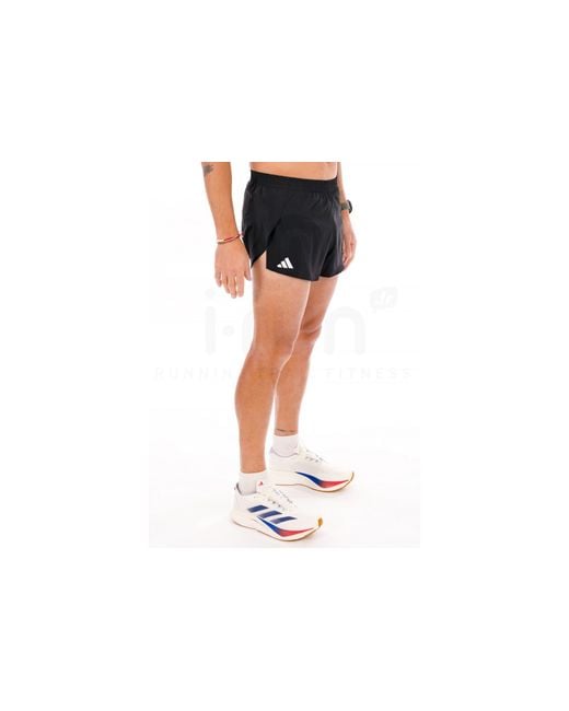 Adizero Essentials Split Short Adidas de hombre de color Black