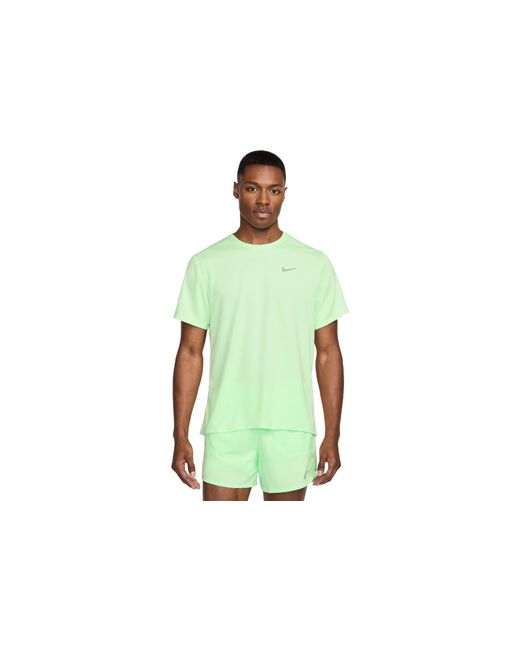 Camiseta manga corta Dri-Fit UV Miler Nike de hombre de color Green