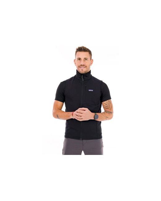R1 Fleece Patagonia de hombre de color Black