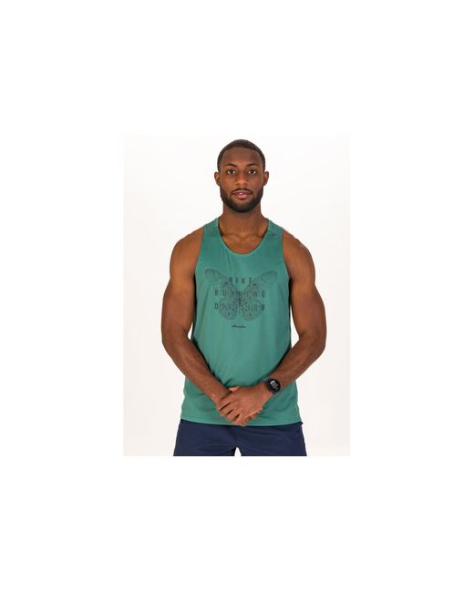 Camiseta de tirantes Rise 365 Running Division Nike de hombre de color Black