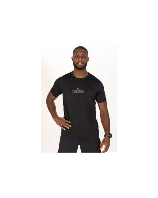 Camiseta manga corta Sport Lifestyle Champion de hombre de color Black