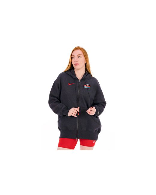 Team Kenya Phoenix Fleece Nike de color Black