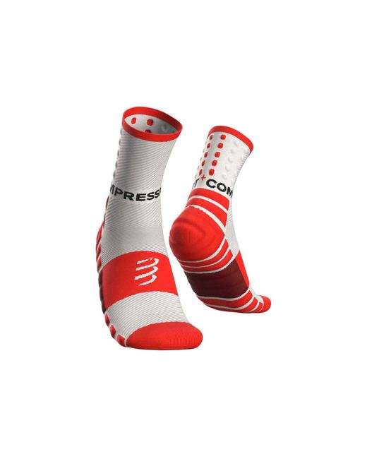 Calcetines Shock Absorb Compressport de color Red