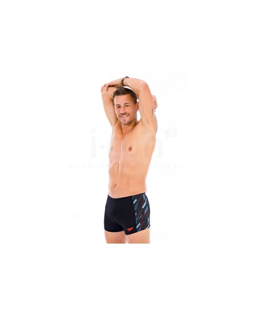 Aquashort Hyperboom Panel Speedo de hombre de color Black