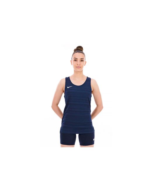 Stock Dry Miler Singlet Nike de color Blue