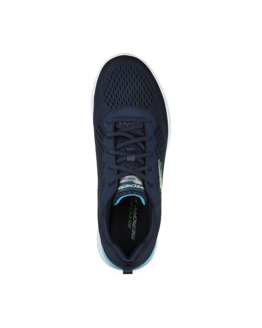 skechers men's dynamight black walking shoes
