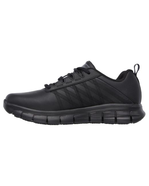 Skechers S Wide Fit 76576ec Shoes in Black | Lyst