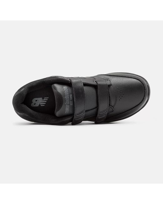 New Balance Rubber S Wide Fit Mw928hb3 Walking Velcro Trainers in Black |  Lyst