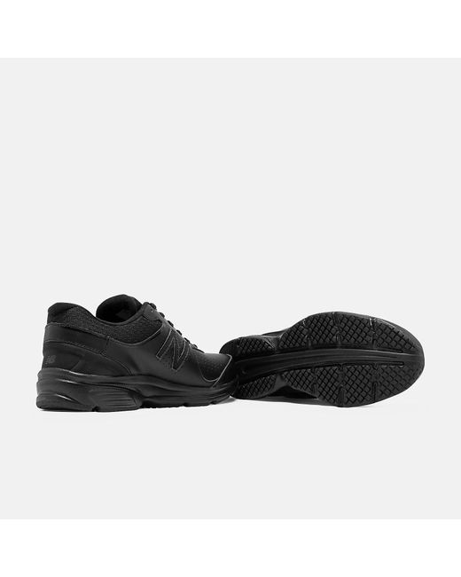 New Balance S Wide Fit Mw411bk2 Trainers in Black for Men | Lyst