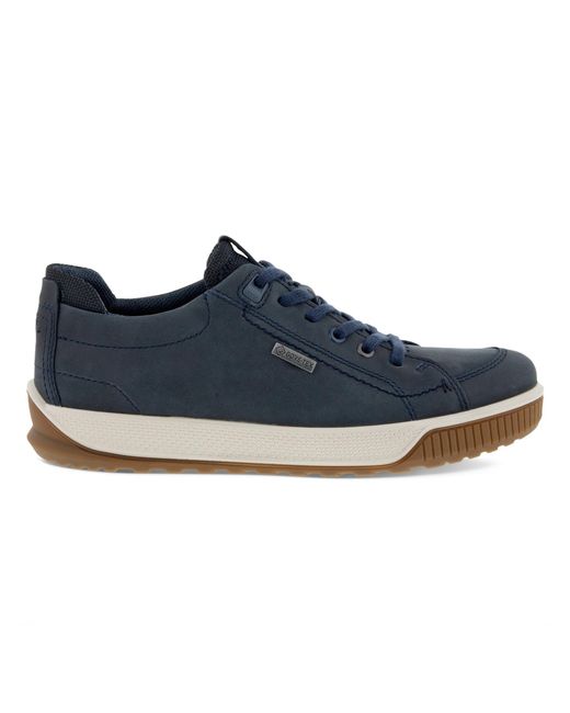 Ecco Leather 's Wide Fit Byway Tred Gore-tex Shoes in Marine (Blue) for Men  | Lyst