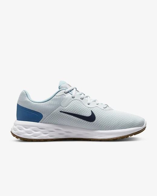 Nike 's Wide Fit Dd8475009 Revolution 6 Running Trainers in Platinum
