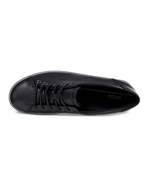 Ecco 's Wide Fit Soft 2.0 Shoes in Black |