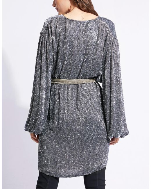 retroféte Synthetic Gabrielle Robe Sequin Mini Dress - Lyst
