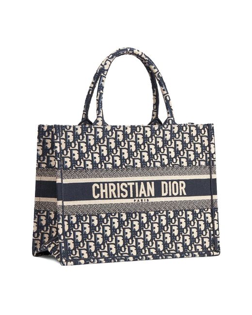 blue dior tote
