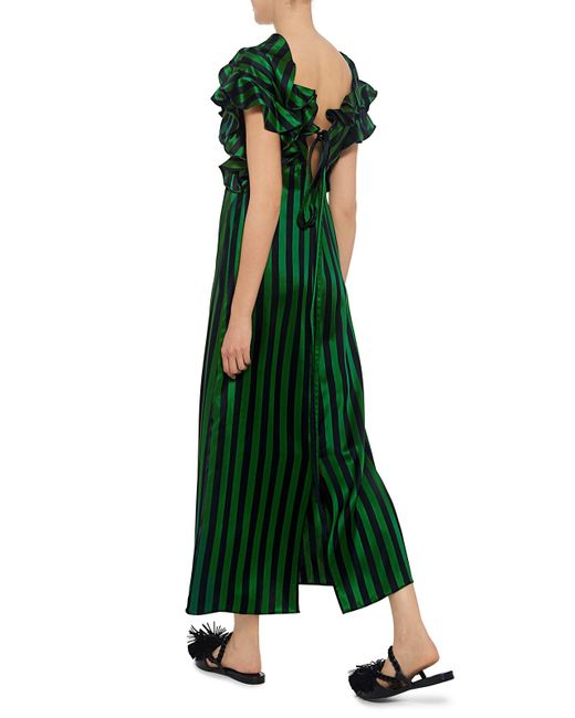 kenzo green dress