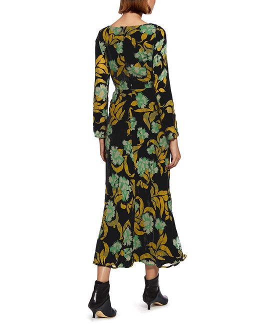 saloni tina velvet dress