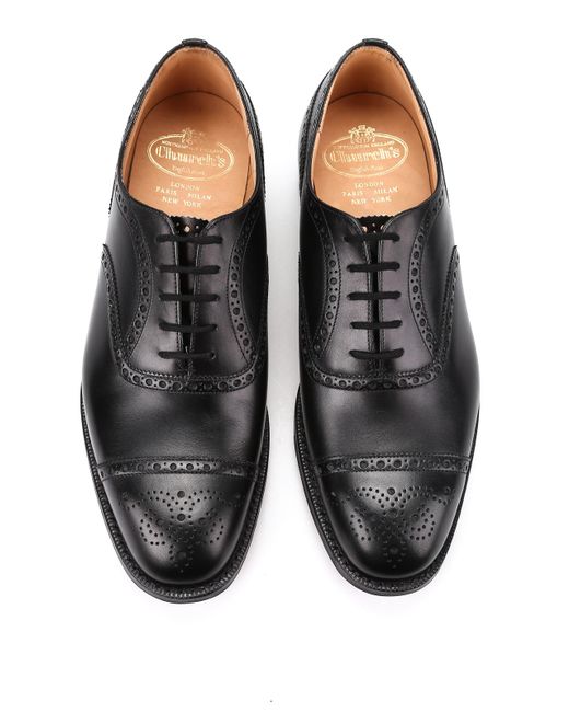Church's Leather Diplomat Oxford Shoes in Black for Men - Lyst