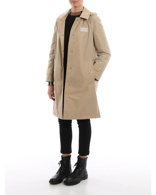 burberry taffeta car coat